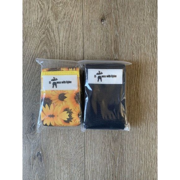 Booty Bands Set of 2! Exercise Workout Gym Fabric Cloth - Picture 2 of 5